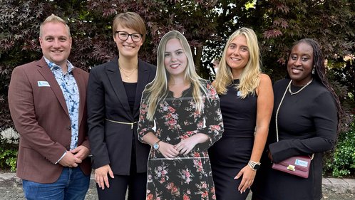 Die Bundesjugendleitung 2025: Stefan Klitzing, Lara Wiechers, Sandra Heisig, Selina Kreuzer, Halimat Adamu (von Links).